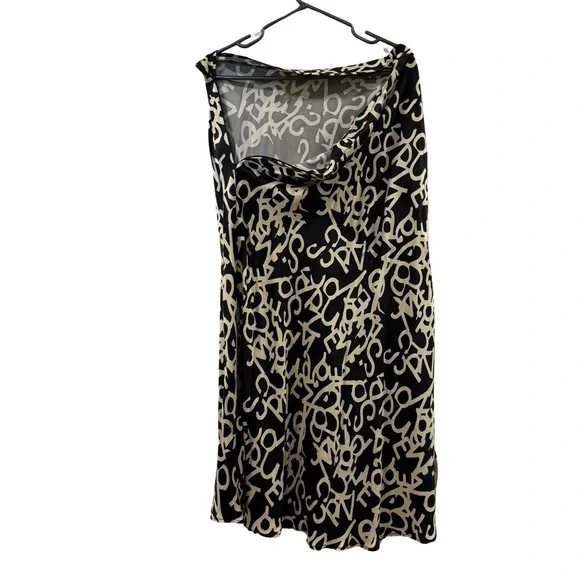 H&M, US 10, Calf-length Satin Skirt - Picture 6 of 7